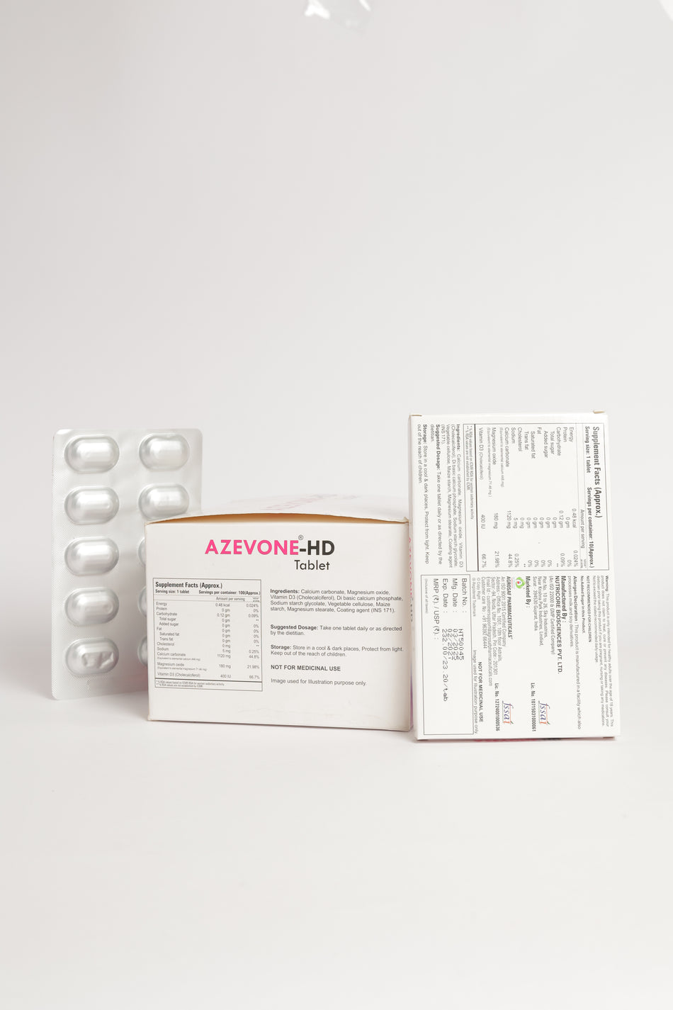 Azevone HD Tablet | Calcium–Magnesium Bone Support