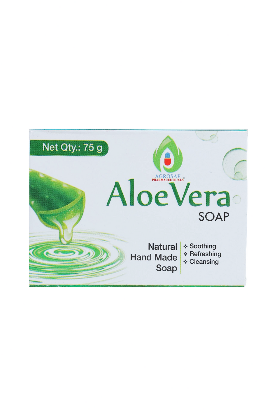 Agrosaf Aloe Vera Soap | Gentle Cleansing & Skin Hydration