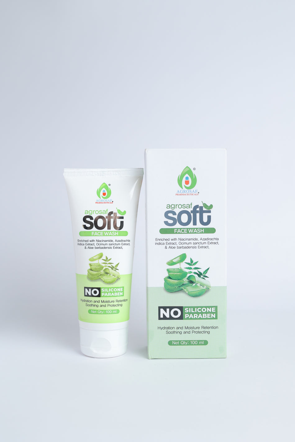 Agrosaf Soft Face Wash 100 ml | Hydration & Gentle Skin Protection