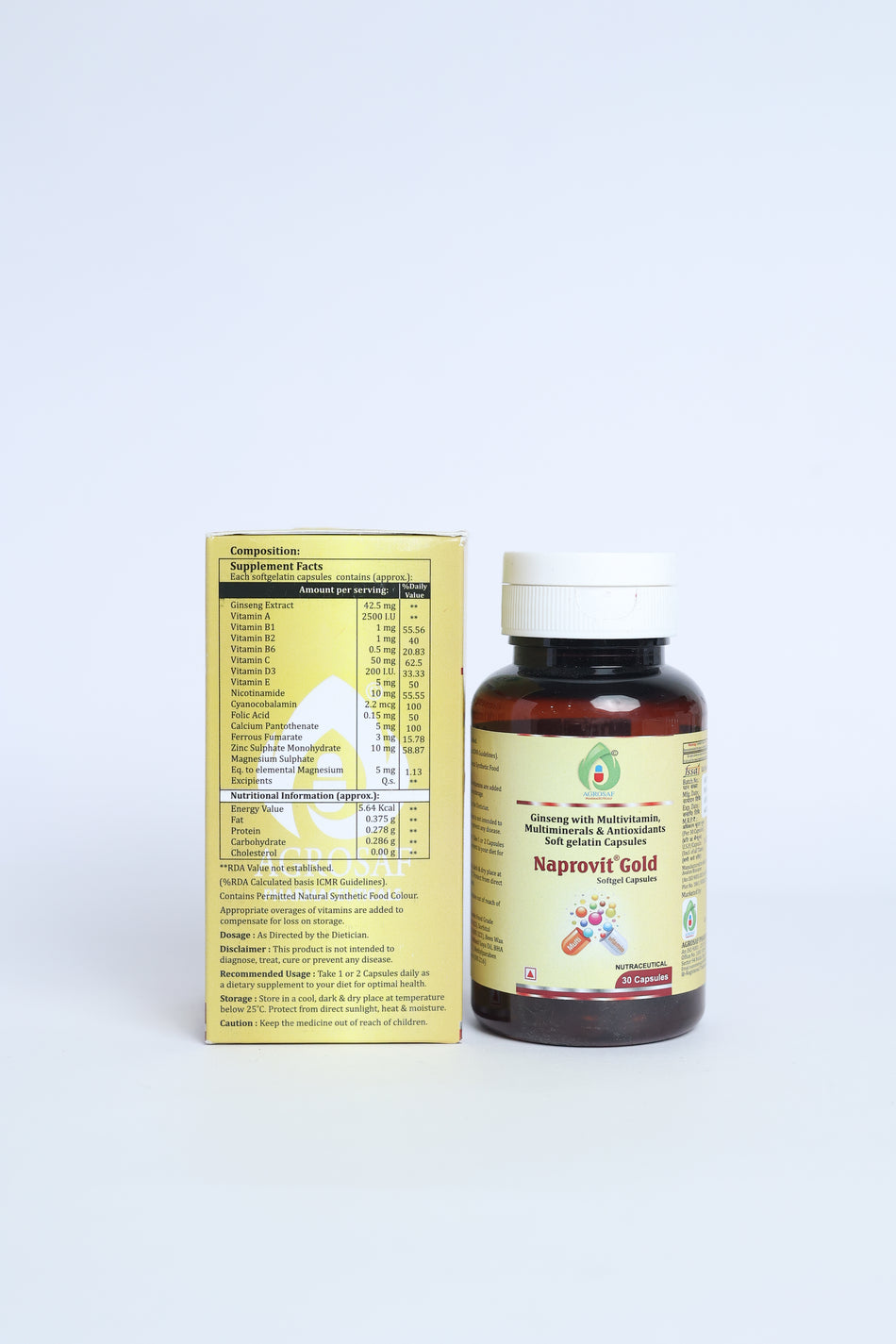 Naprovit Gold Capsule | Daily Energy & Immunity Support