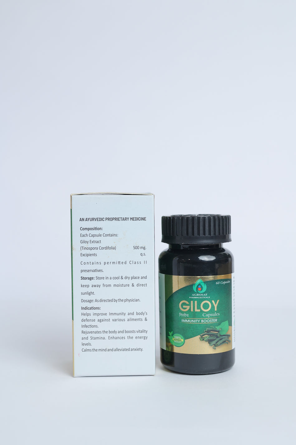 Agrosaf Giloy Capsules | Immunity & Daily Wellness Support