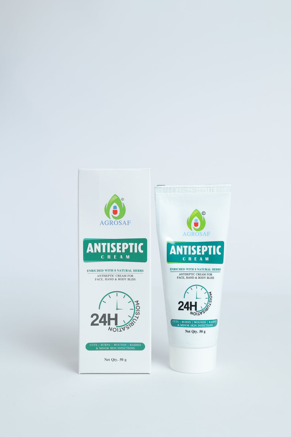 Agrosaf Antiseptic Cream 50 g | Skin Protection & Everyday Care