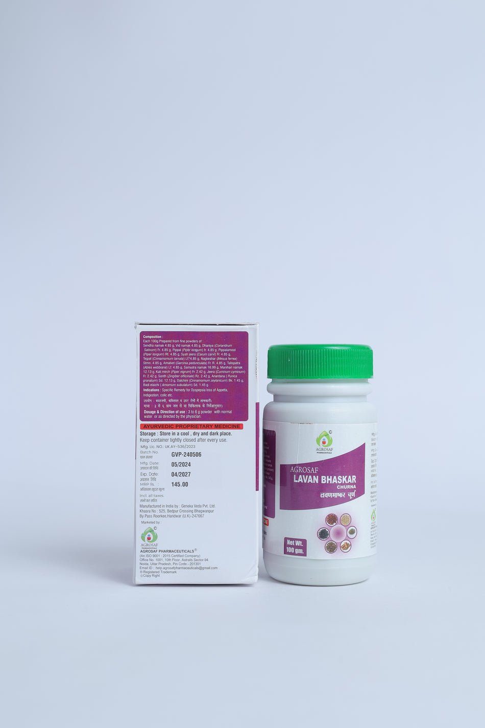 Agrosaf Lavan Bhaskar Churna | Digestive Balance & Gut Comfort Support