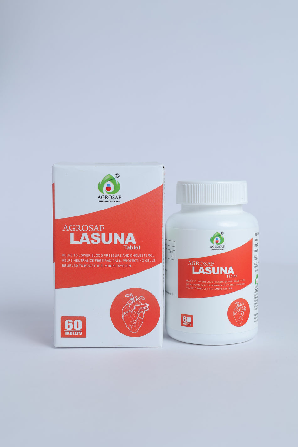 Agrosaf Lasuna Tablet 60 Tablets | Heart Wellness & Immunity Support