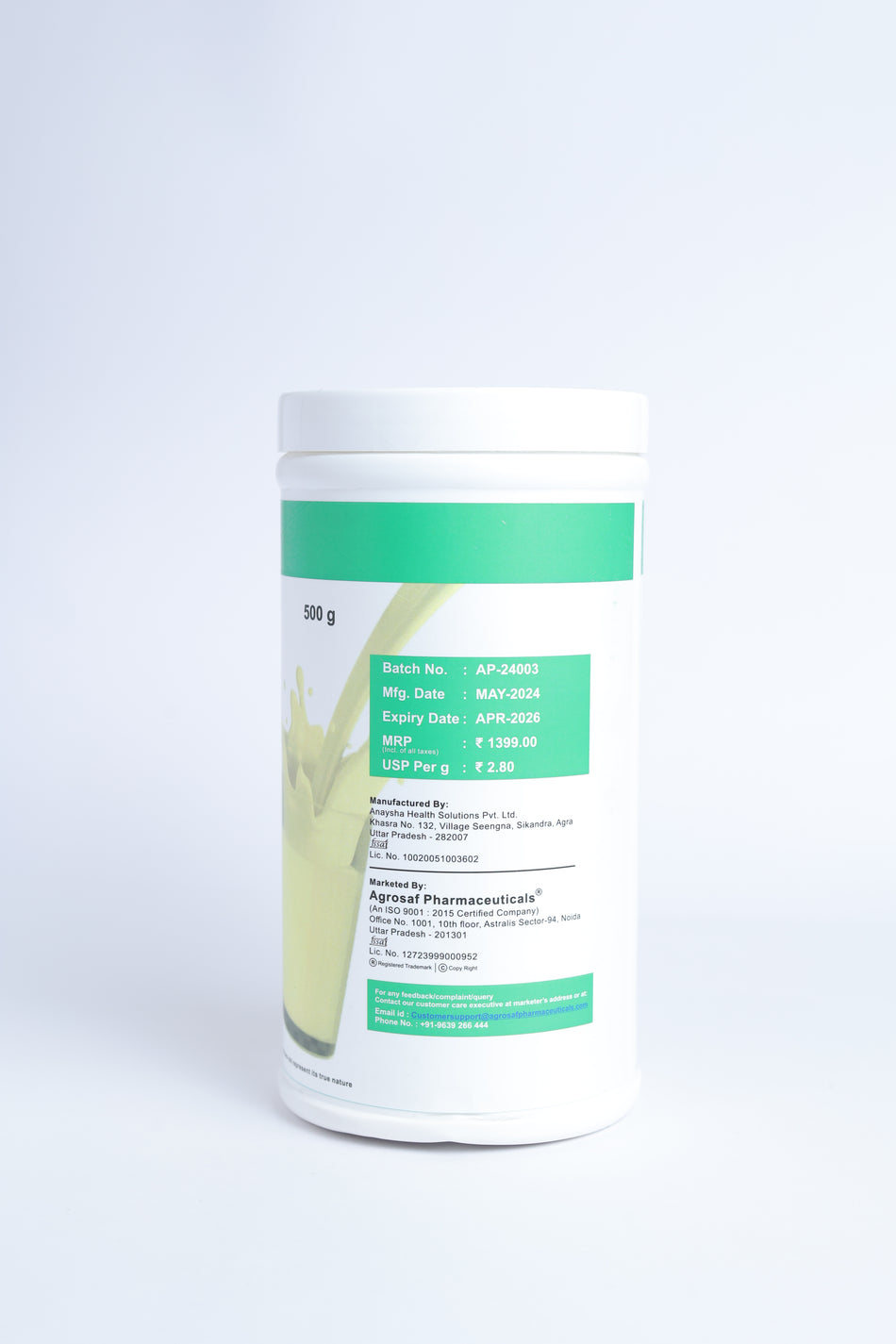 Agroslim Powder – Vanilla | High Protein & Bone Support