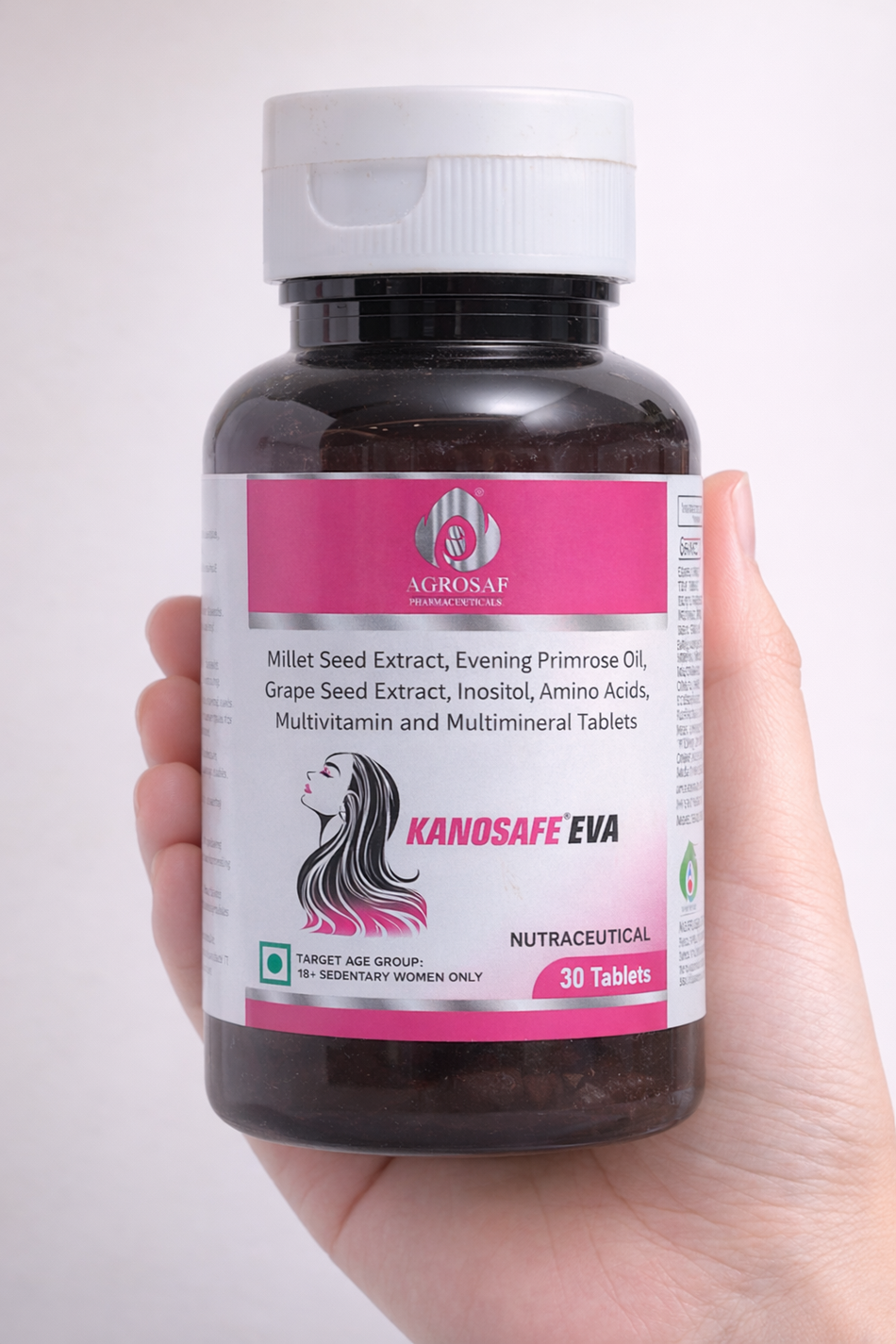 Kanosafe Eva Tablet | Hair Growth & Skin Nutrition Support