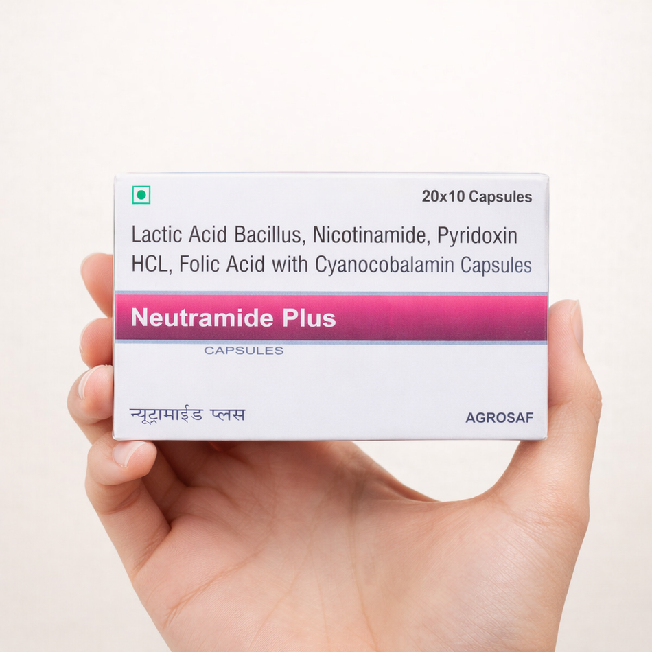 Neutramide Plus Capsule | Probiotic & B-Complex Digestive Support