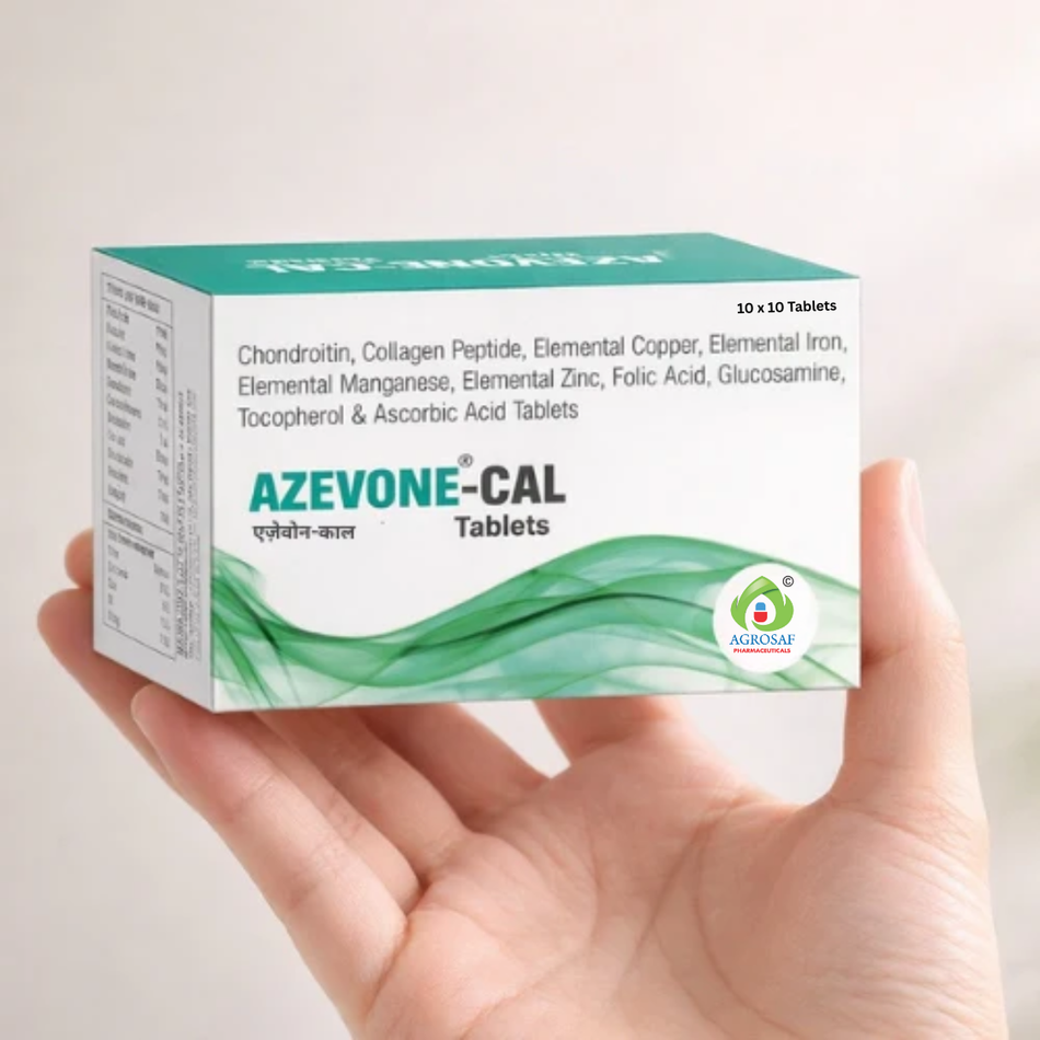 Azevone-Cal Tablet | Joint Mobility & Bone Support