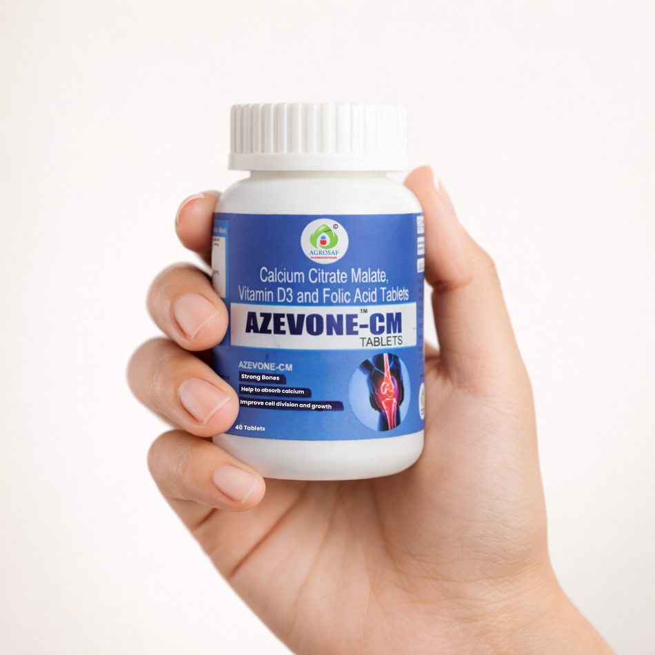 Azevone-CM Tablet | Bone Density & Calcium Support