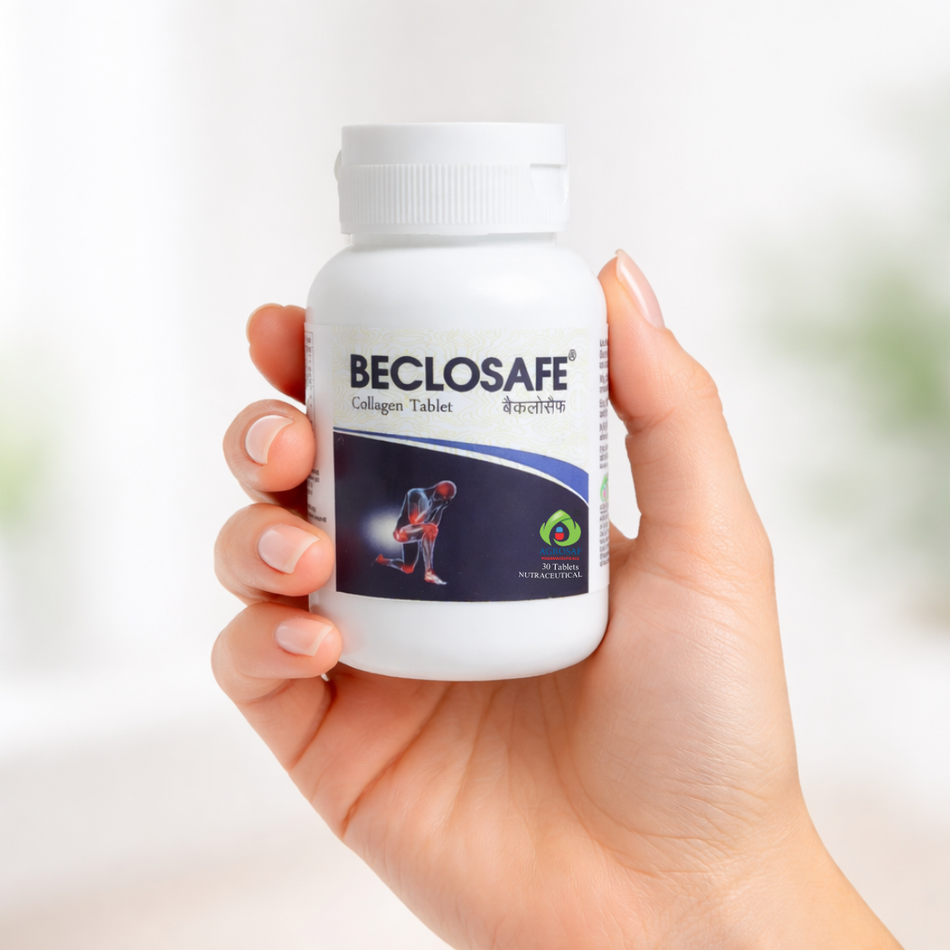 Beclosafe Collagen Tablet | Joint Flexibility & Skin Support