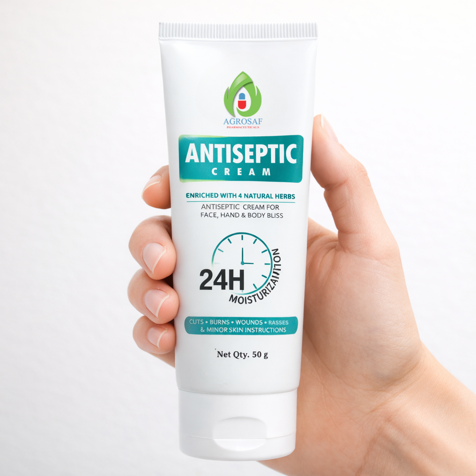 Agrosaf Antiseptic Cream 50 g | Skin Protection & Everyday Care