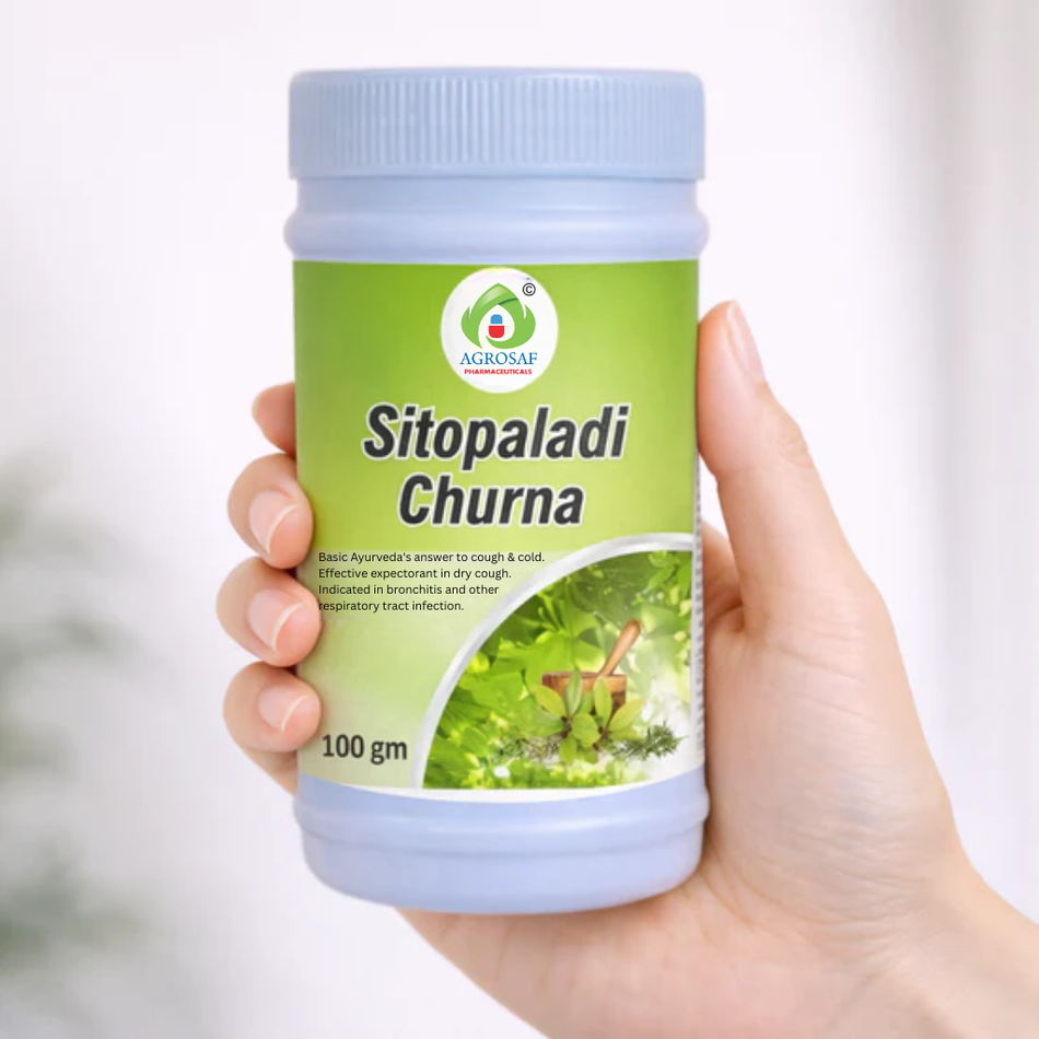 Agrosaf Sitopaladi Churna | Respiratory & Daily Wellness Support