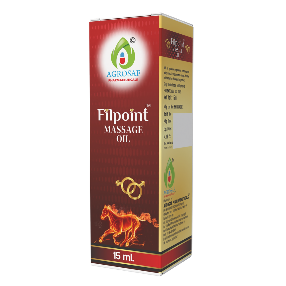 Agrosaf FILPOINT Massage Oil | Muscle Relaxation & Body Comfort