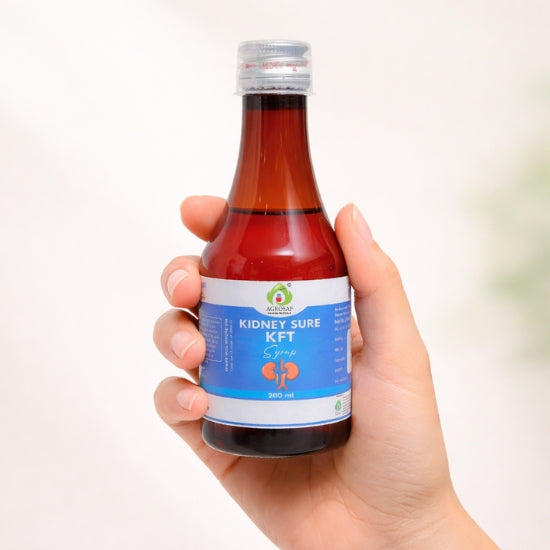 Agrosaf Kidney Sure KFT Syrup | Herbal Kidney & Urinary Wellness
