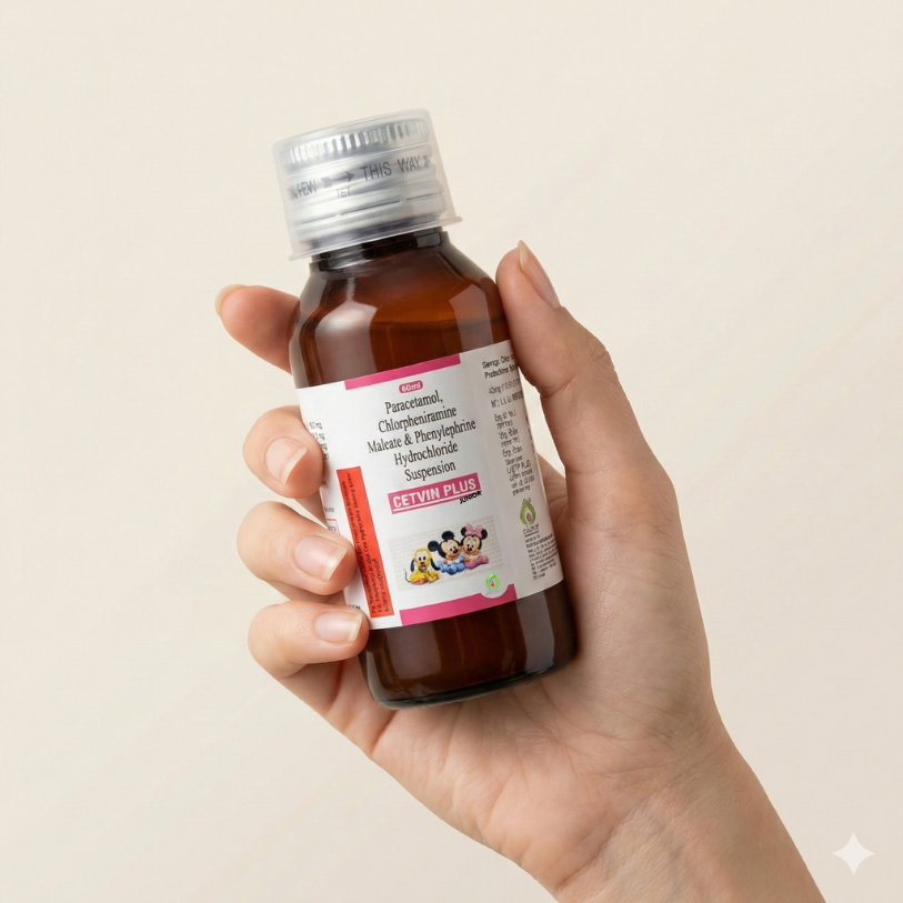 Cetvin Plus Junior Syrup | Child Comfort Support