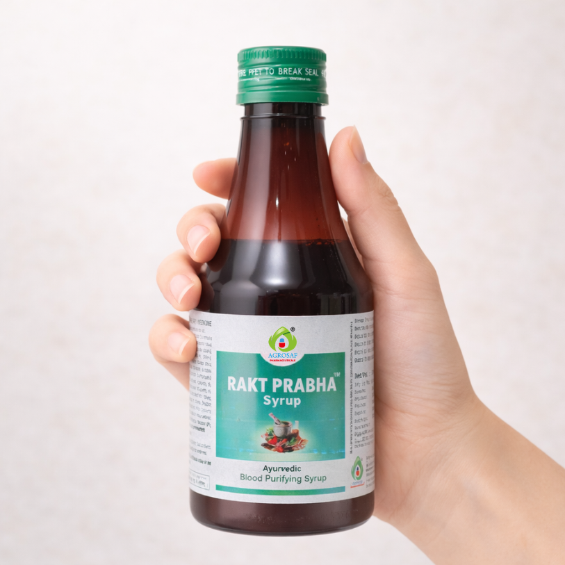 Agrosaf Rakt Prabha Syrup | Ayurvedic Blood Purifying Support