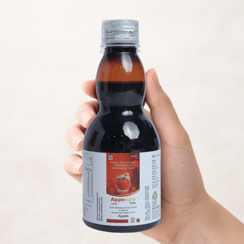 Agrosaf Appesure Syrup Apple Flavour | Appetite & Nutrition Support