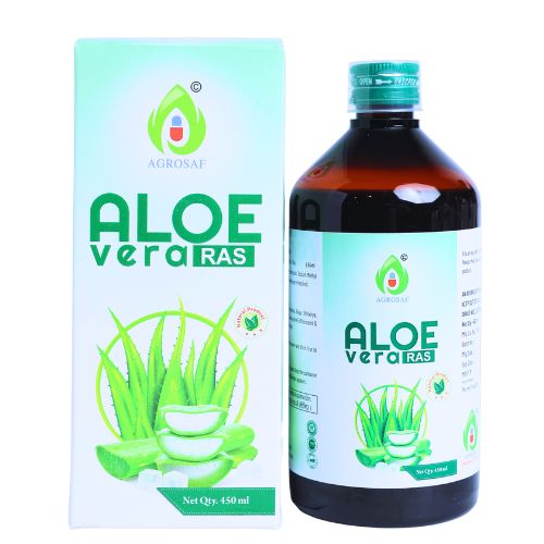 Agrosaf Aloe Vera Ras 450 ml | Digestive Wellness & Natural Detox