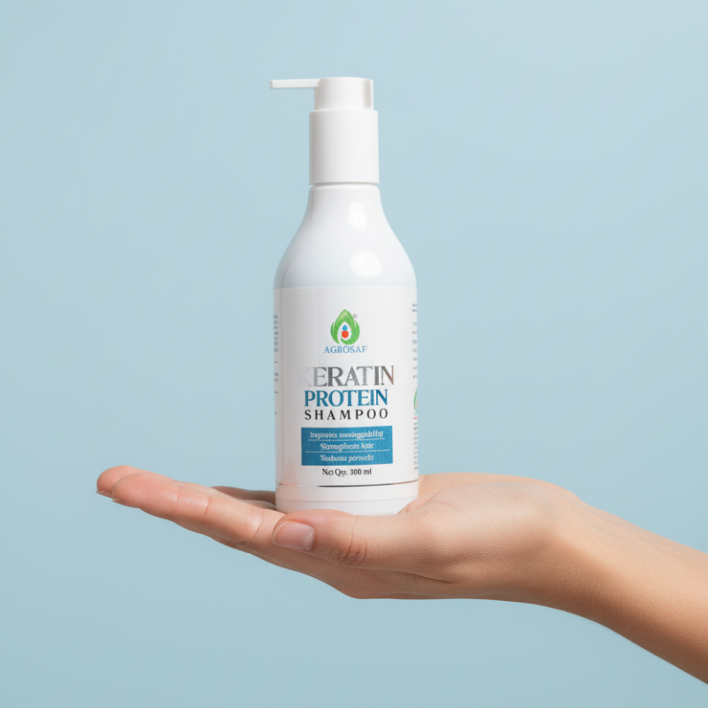 Agrosaf Keratin Protein Shampoo 300 ml | Strength & Smooth Hair Care