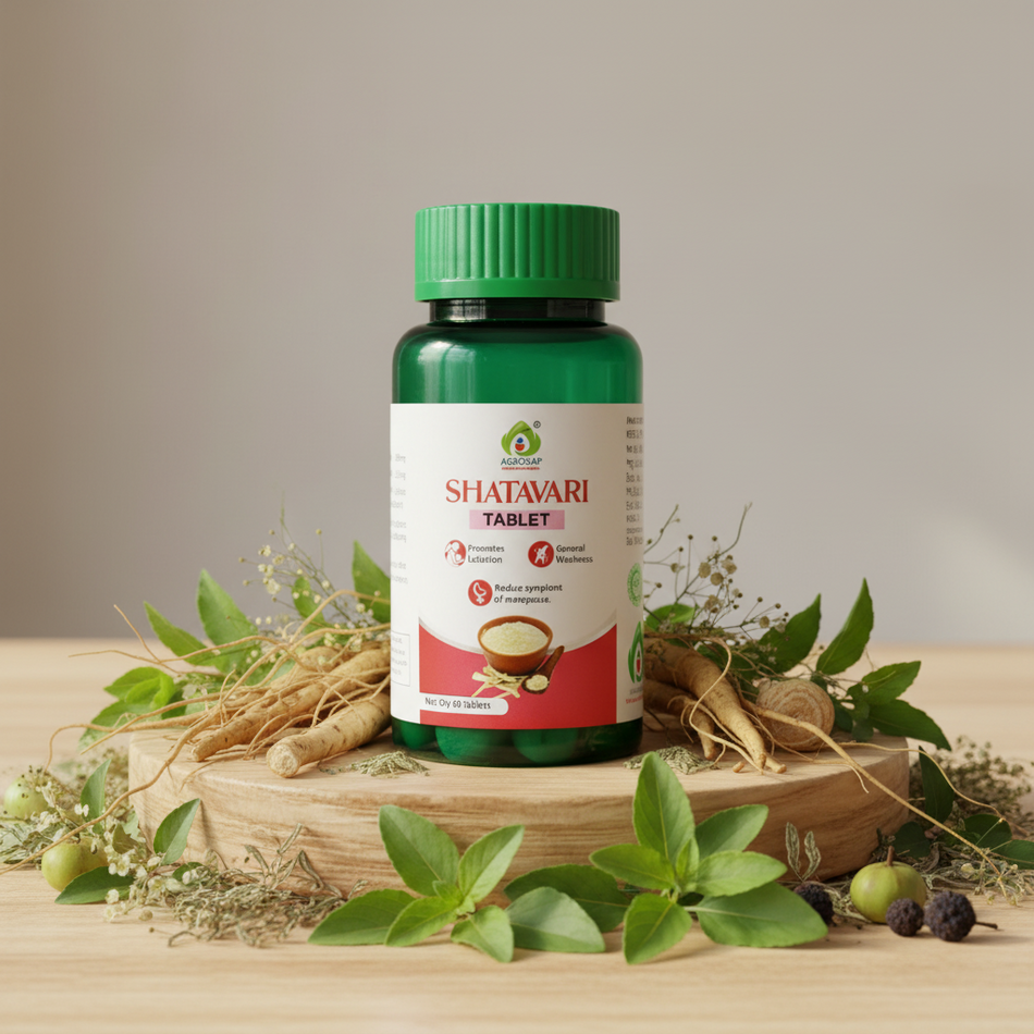 Agrosaf Shatavari Tablet 60 Tablets | Women’s Wellness & Vitality Support
