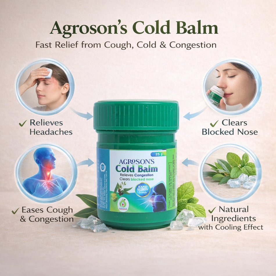 Agrosaf Cold & Cough Relief Combo – Fast Comfort for Cold & Congestion