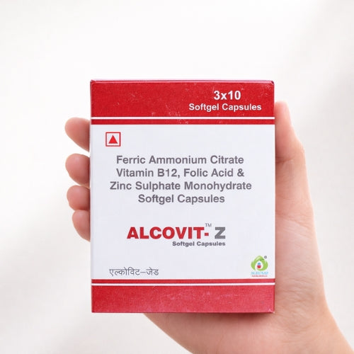 Alcovit Alcovit-Z Capsule | Iron, Zinc & Energy Support