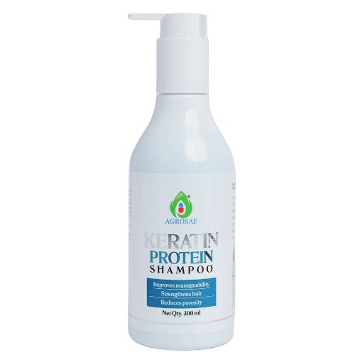 Agrosaf Keratin Protein Shampoo 300 ml | Strength & Smooth Hair Care