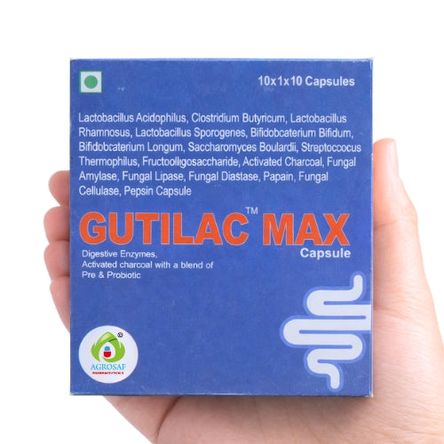 Gutilac Max Capsule | Advanced Probiotic & Digestive Support