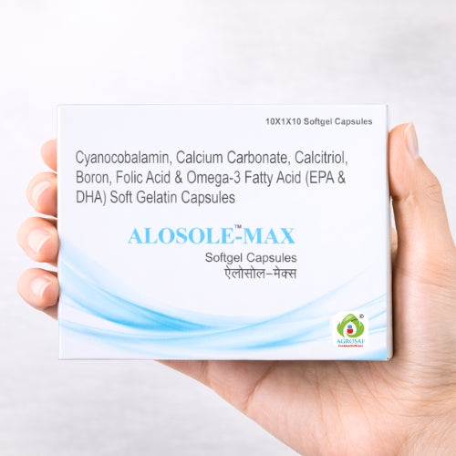 Alosole-Max Capsule | Bone, Joint & Metabolic Support