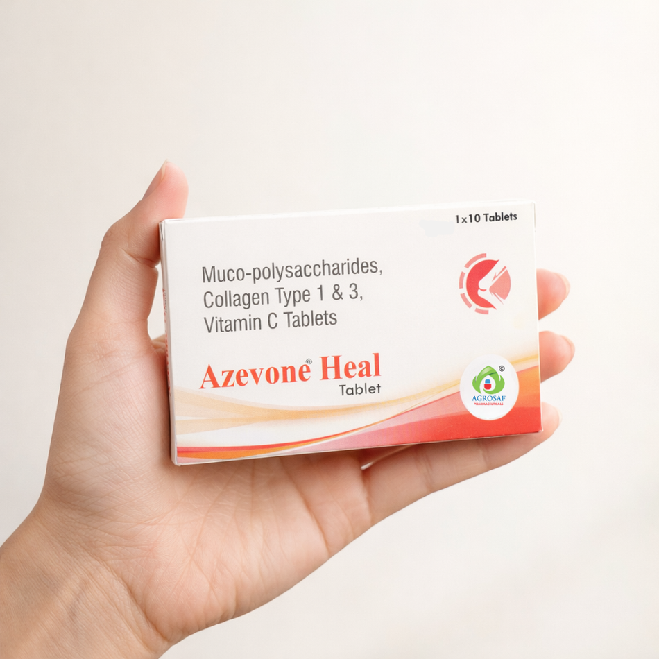 Azevone Heal Tablet | Collagen Joint & Tissue Support